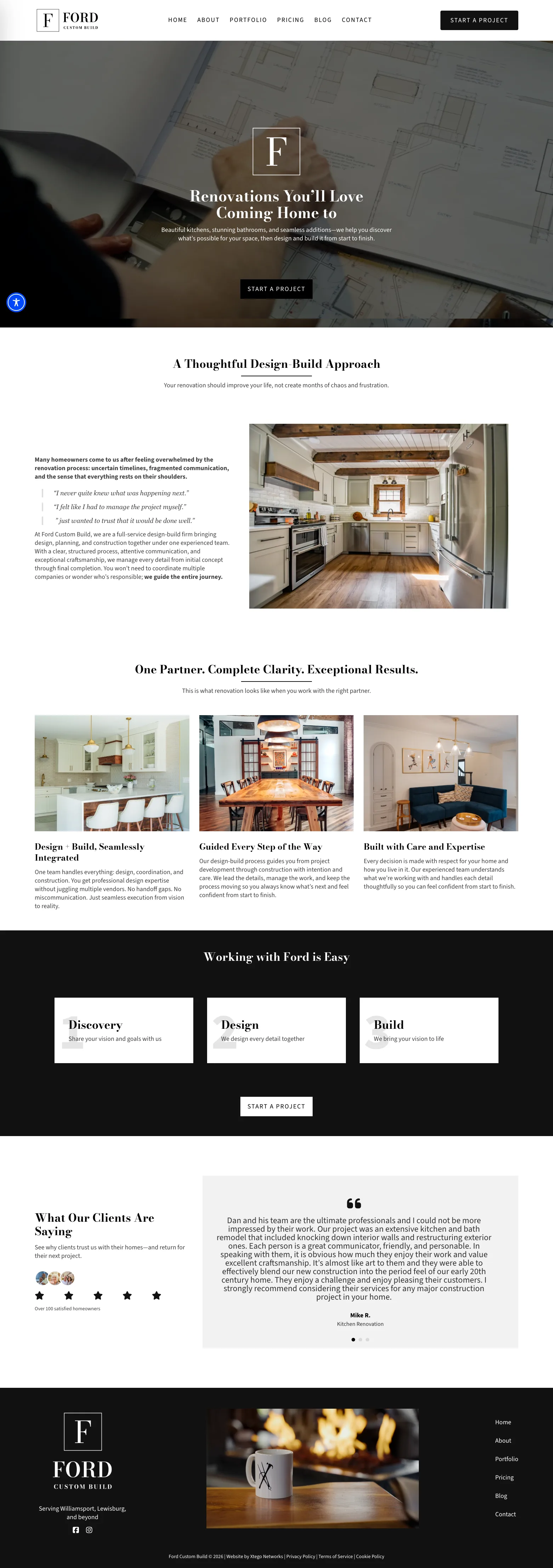 FC Build website