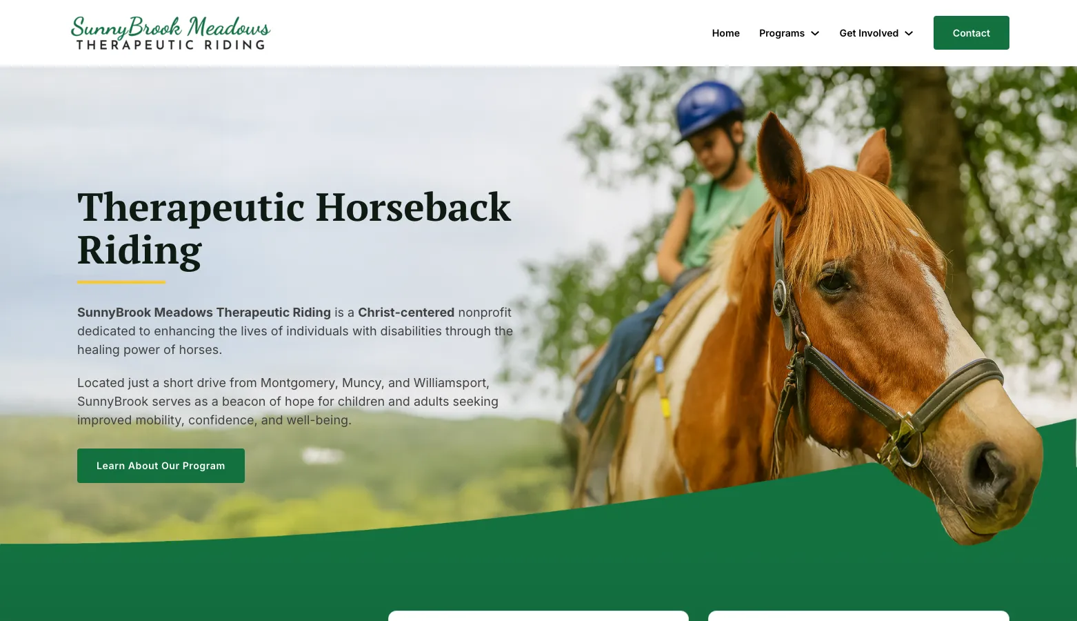 SunnyBrook Meadows website