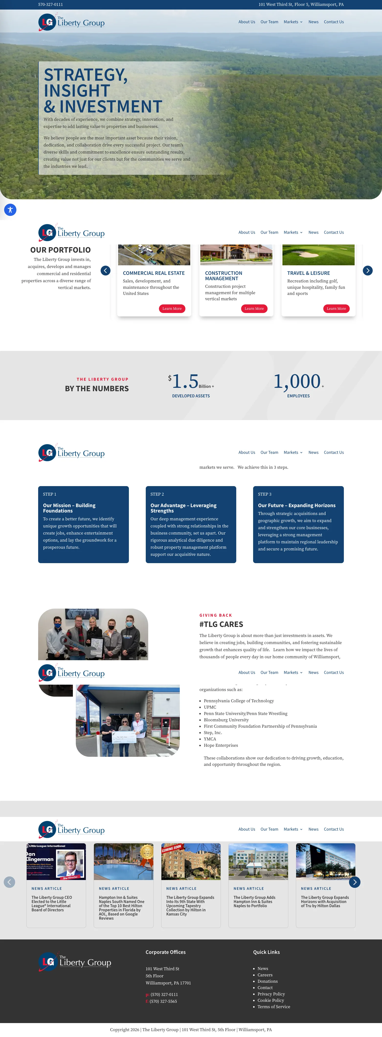 The Liberty Group website