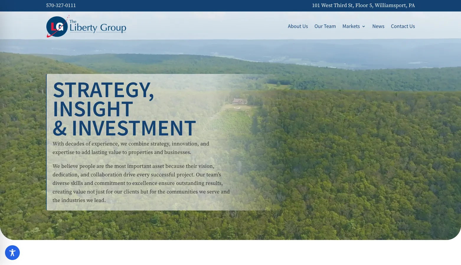 The Liberty Group website